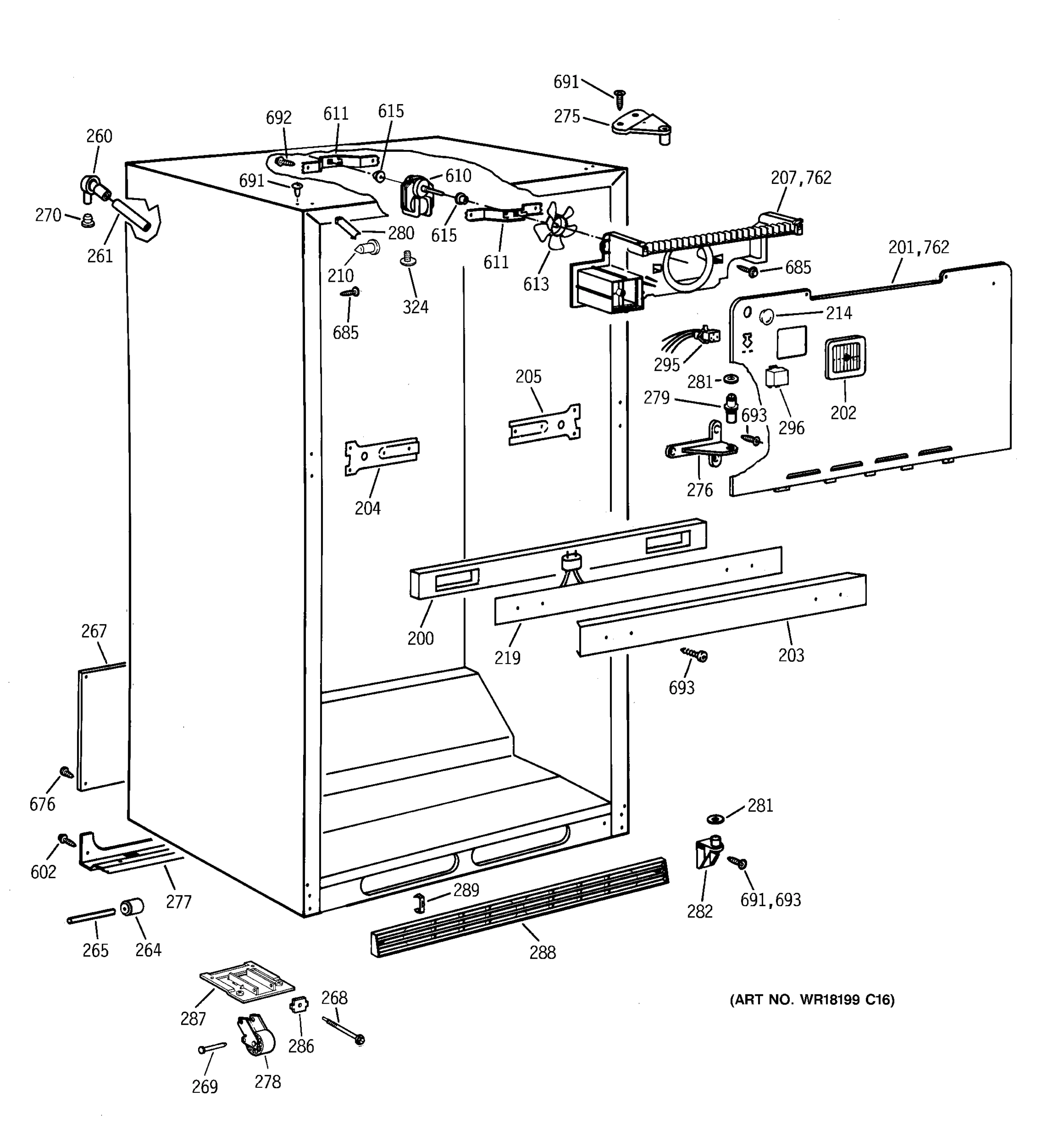 CABINET PARTS