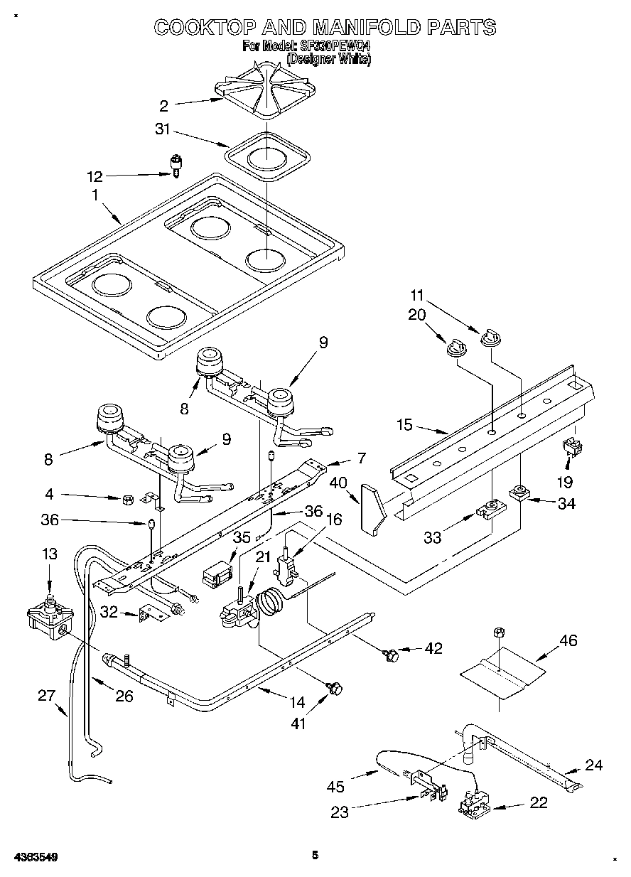 04 - COOKTOP AND MANIFOLD, LITERATURE