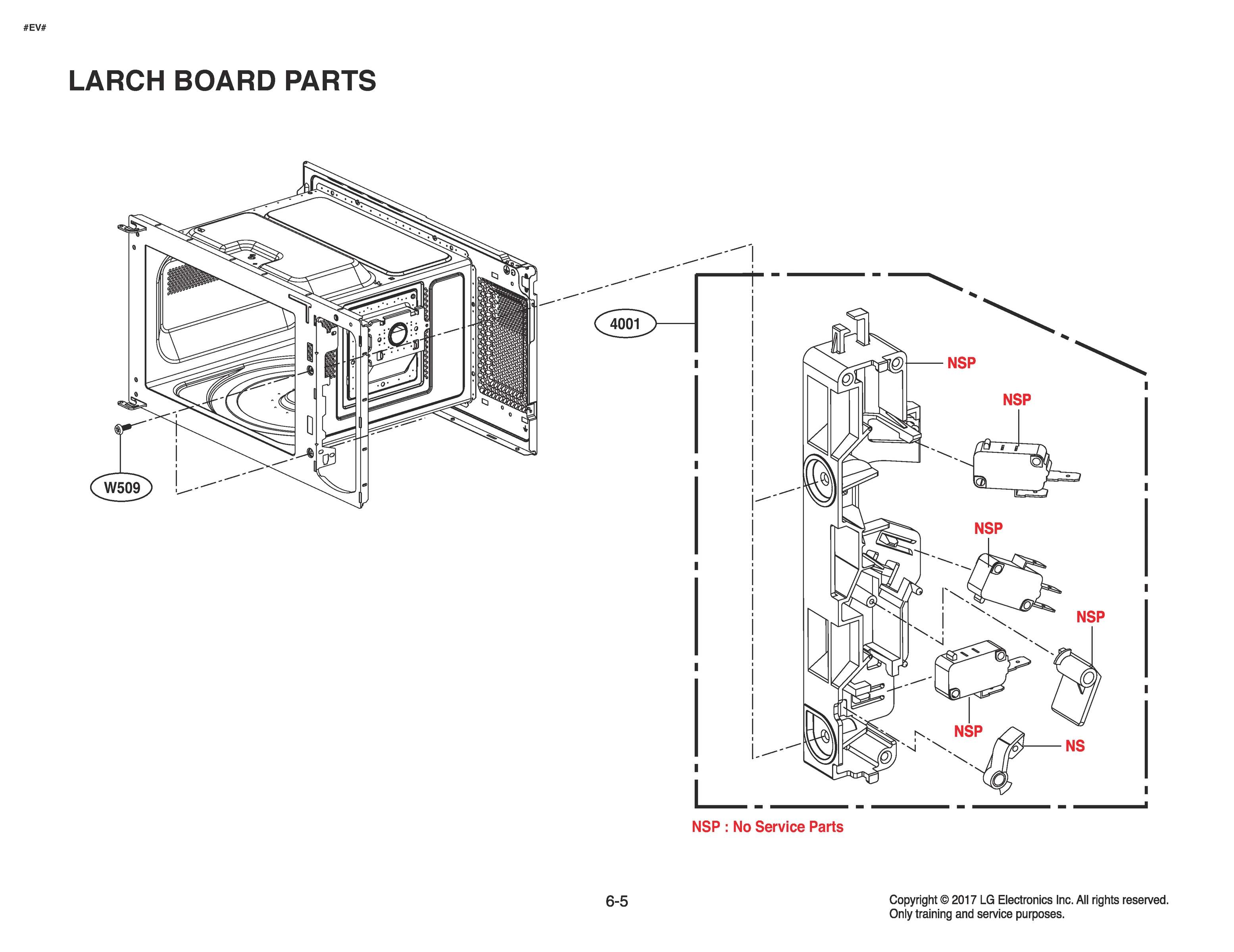 LATCH BOARD PARTS