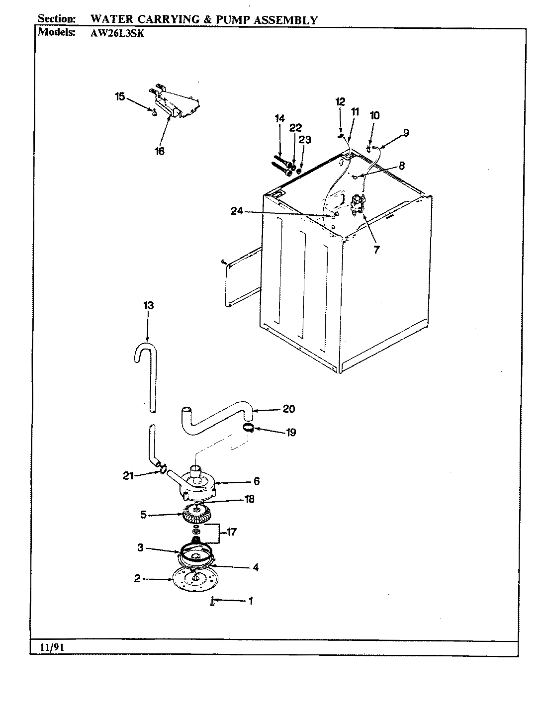 05 - WATER CARRYING & PUMP ASSY.