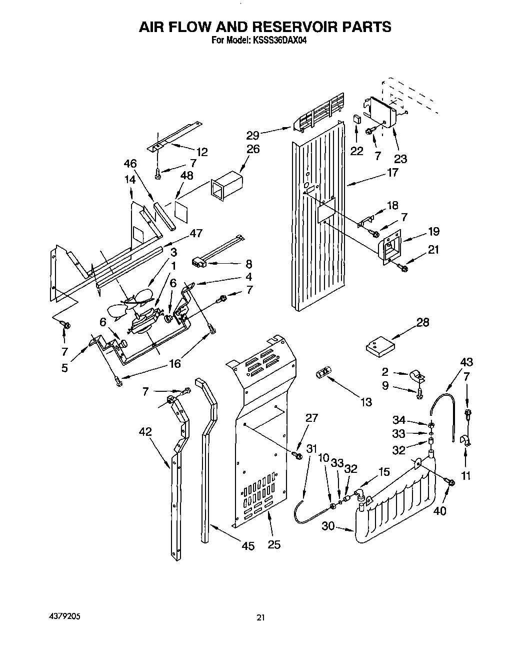 13 - AIR FLOW AND RESERVOIR