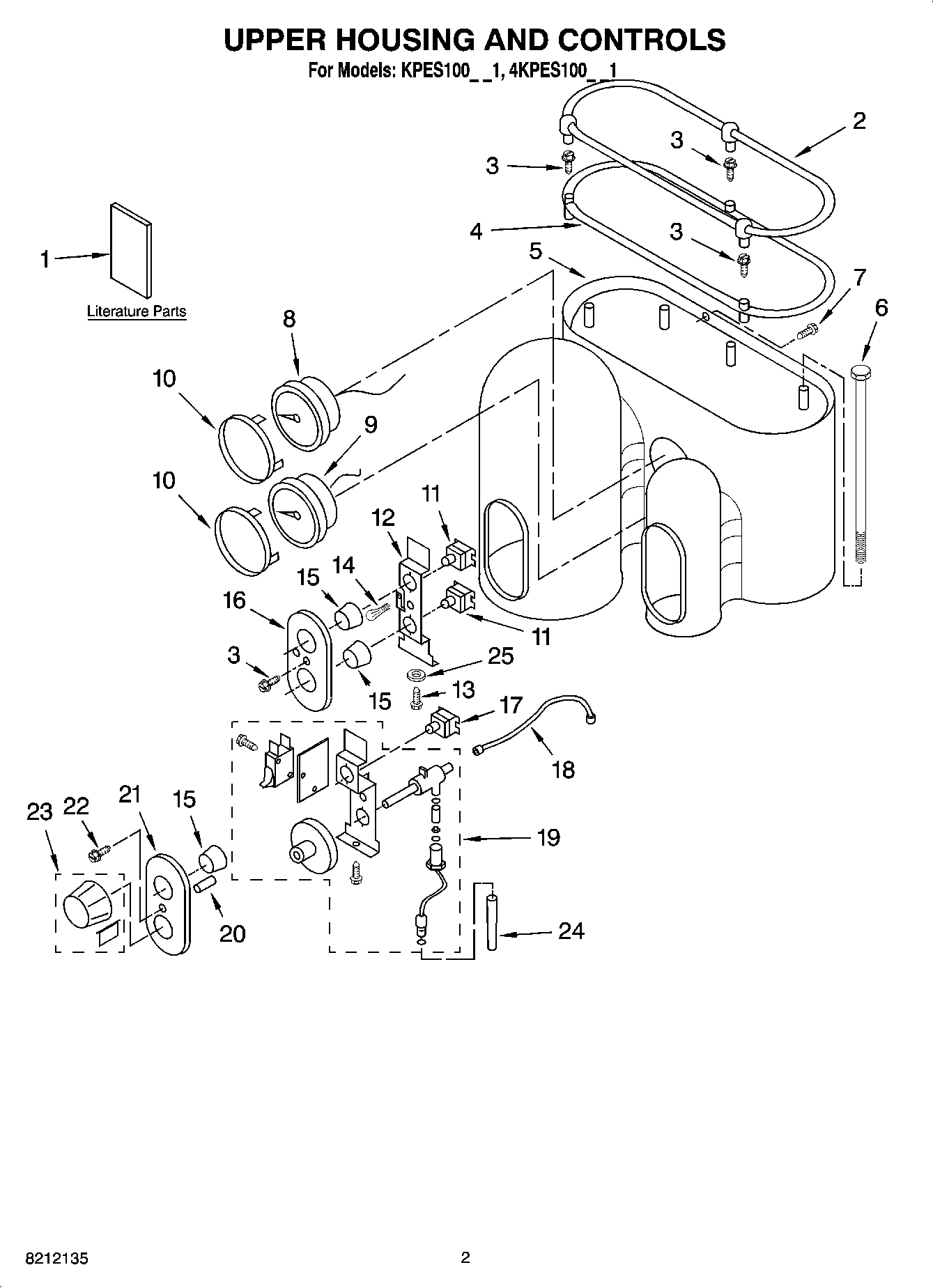 01 - UPPER HOUSING AND CONTROLS