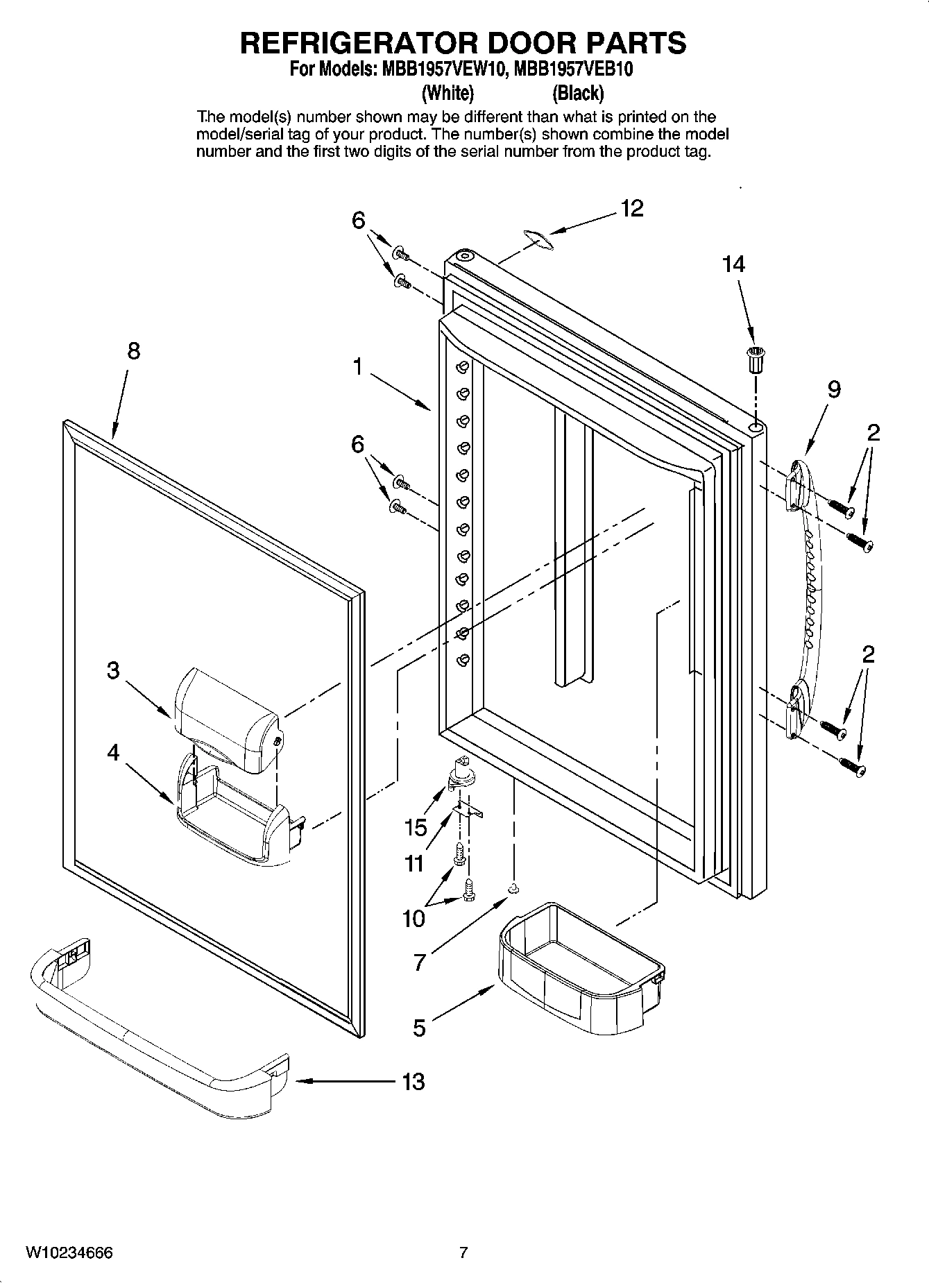 05 - REFRIGERATOR DOOR PARTS