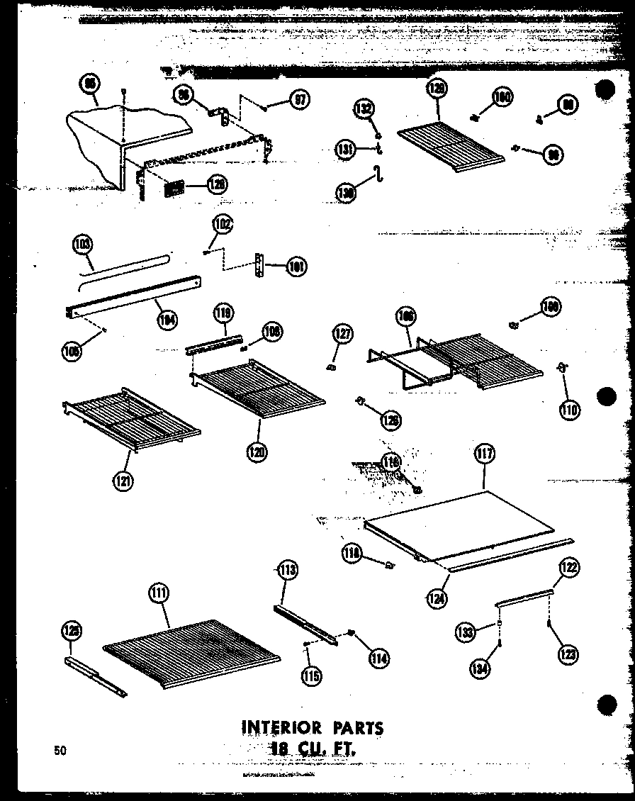 05 - INTERIOR PARTS 18 CU. FT.