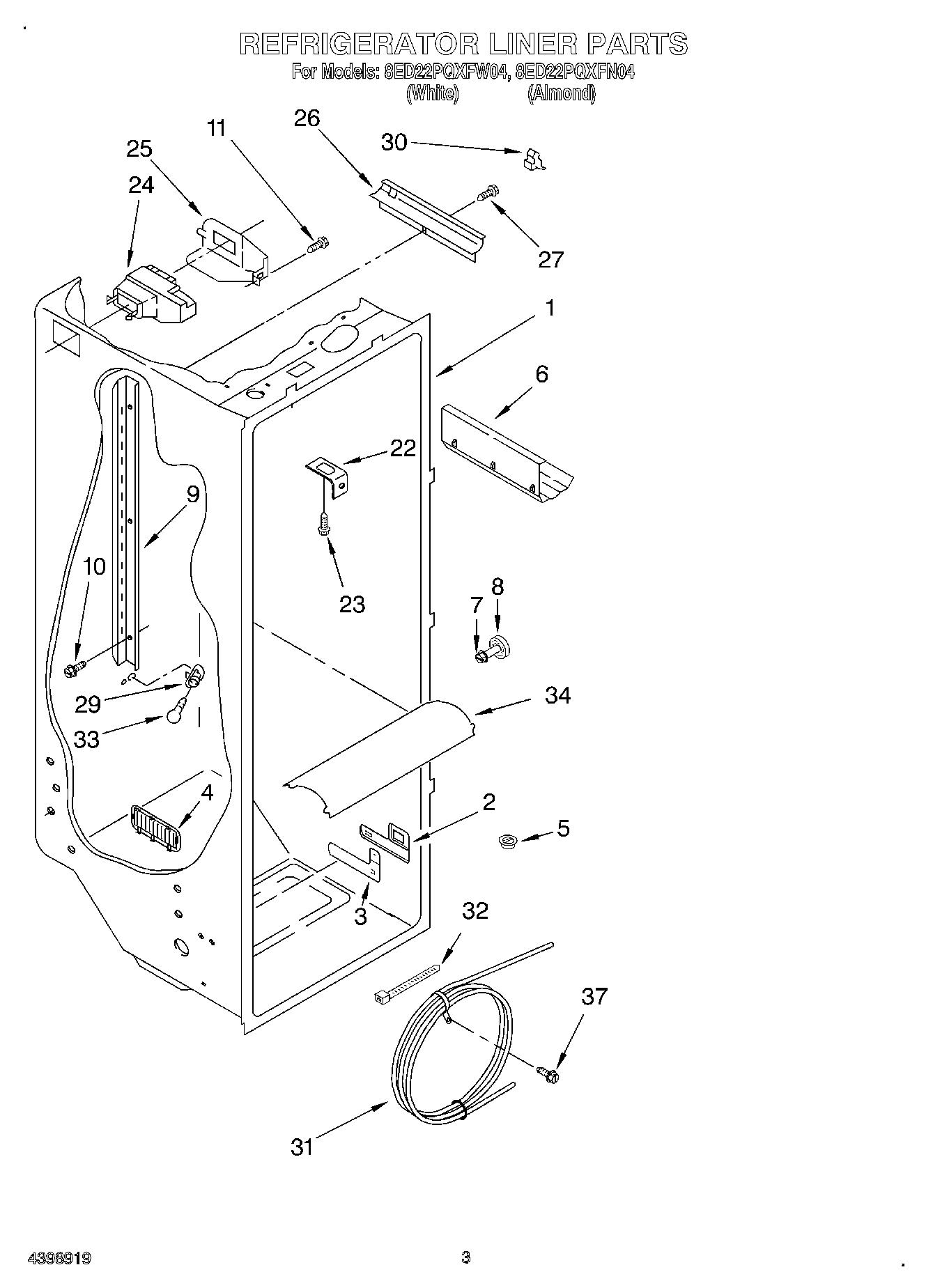 02 - REFRIGERATOR LINER