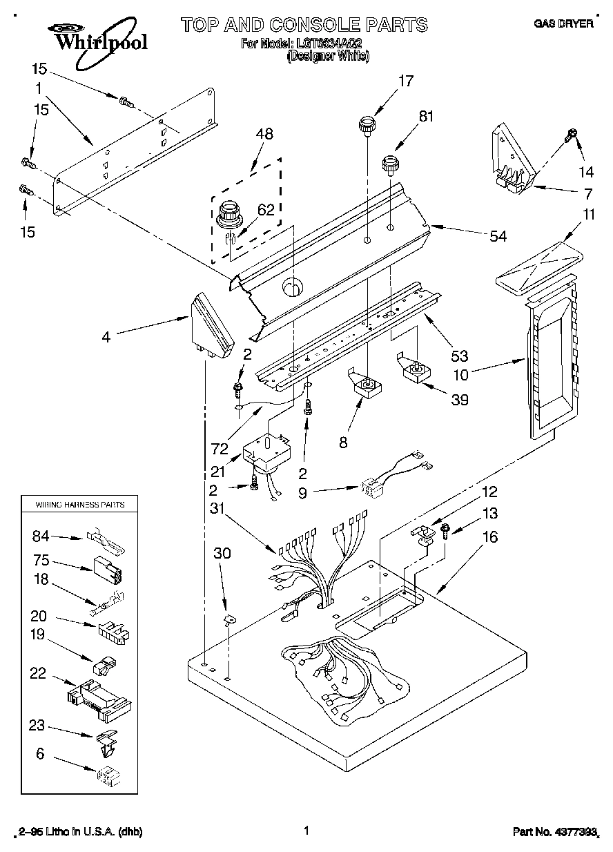 01 - TOP AND CONSOLE, LIT/OPTIONAL