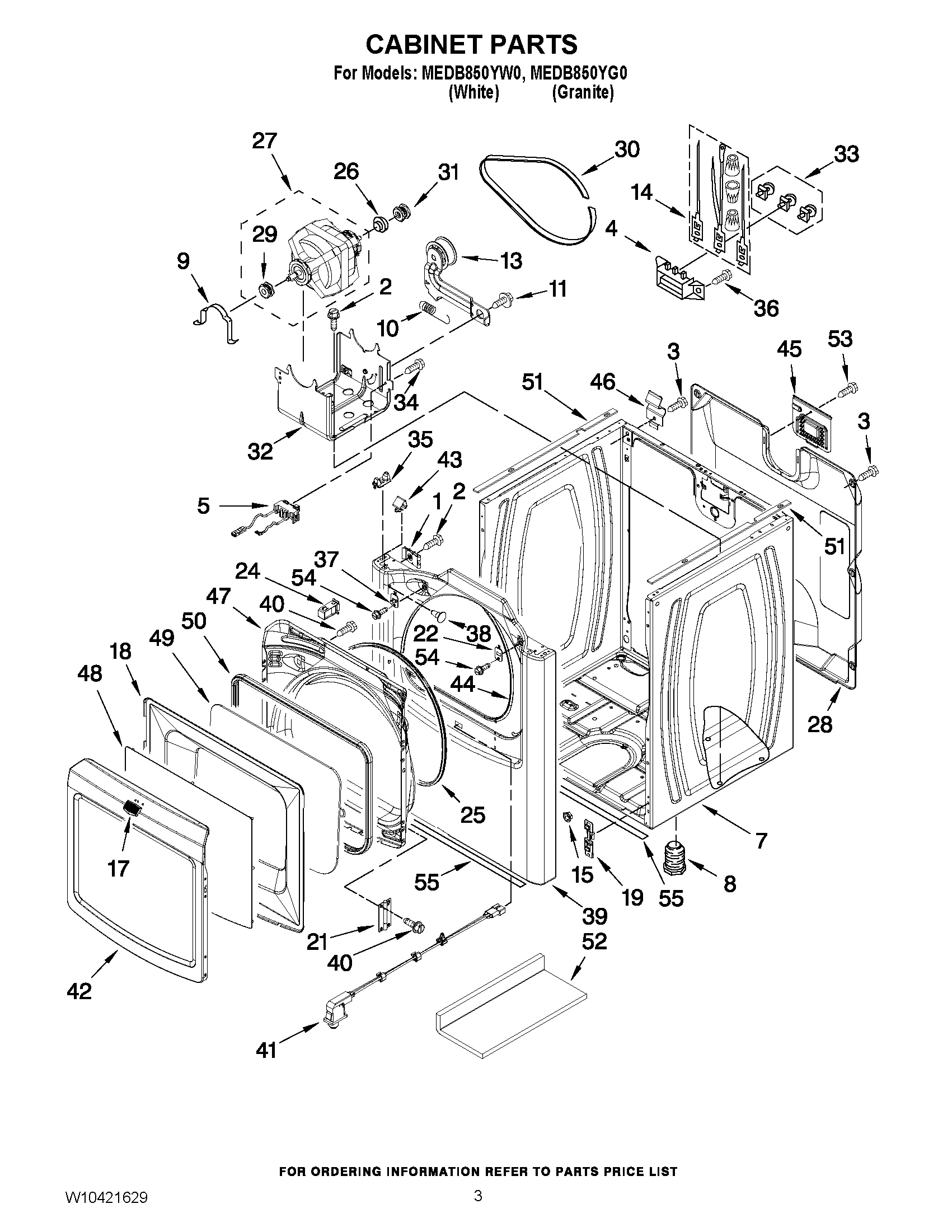 02 - CABINET PARTS