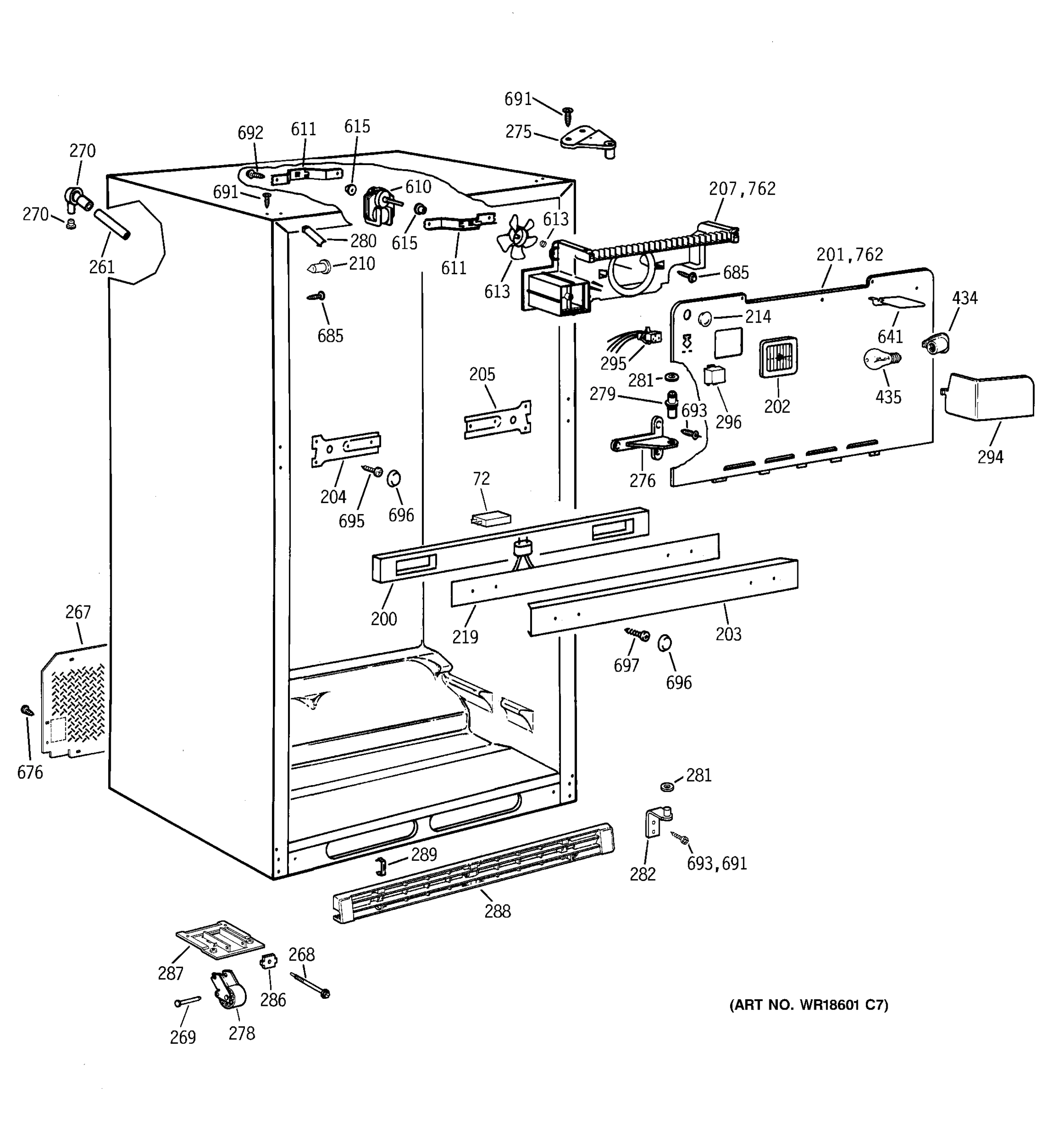 CABINET PARTS