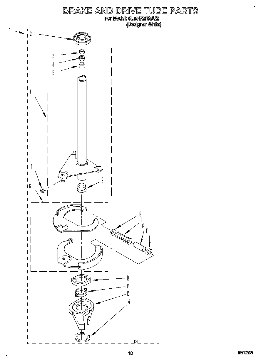 08 - BRAKE AND DRIVE TUBE