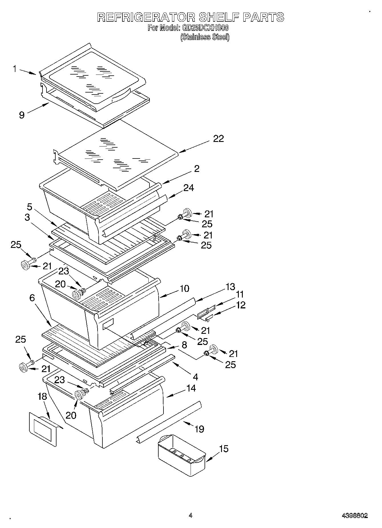 03 - REFRIGERATOR SHELF