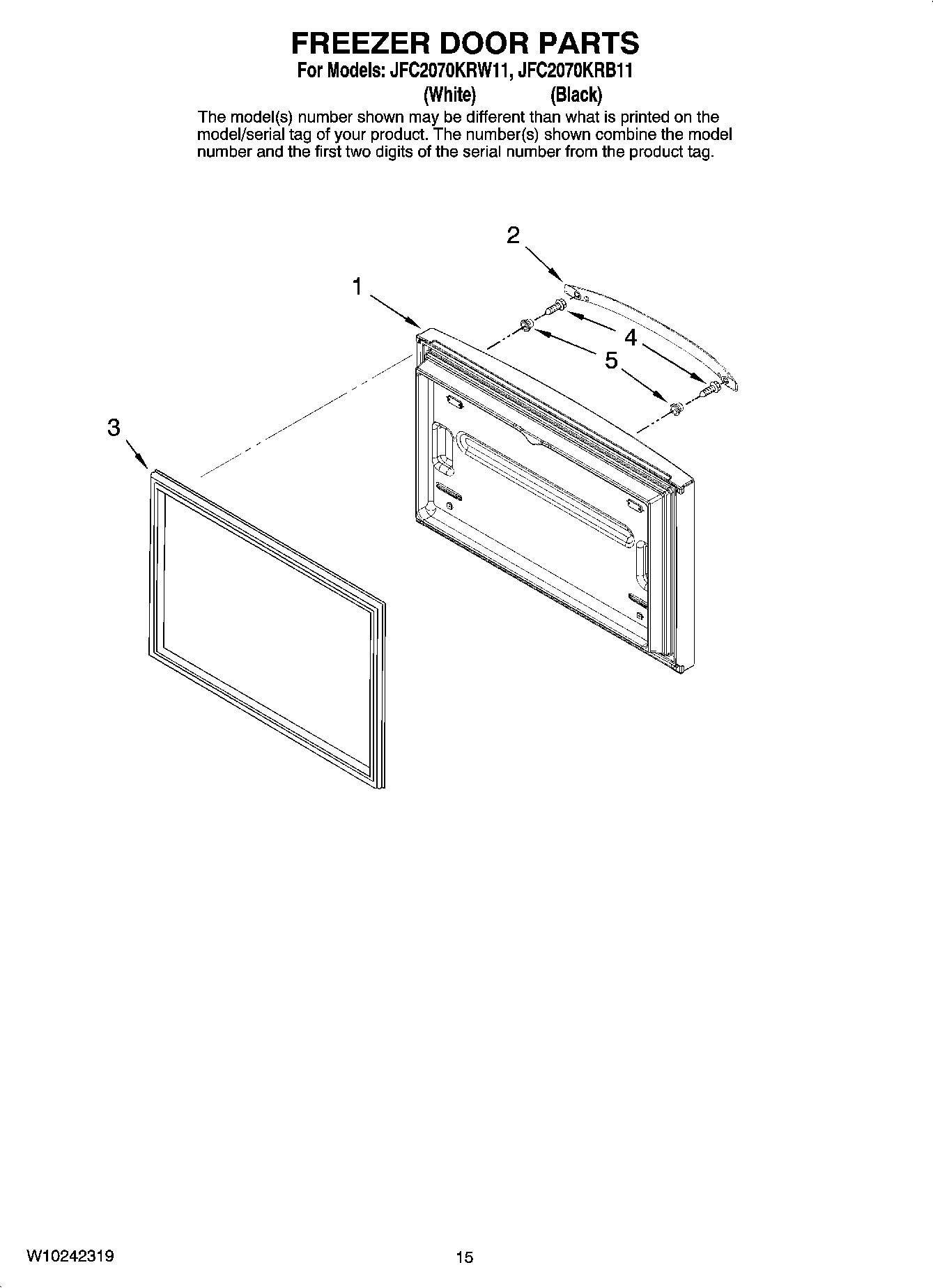 08 - FREEZER DOOR PARTS, OPTIONAL PARTS