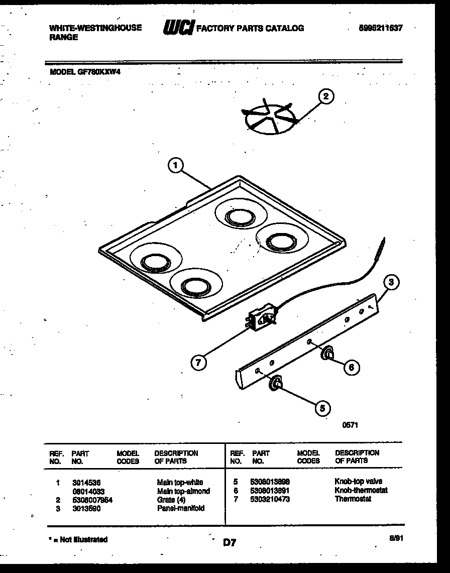 04 - COOKTOP PARTS