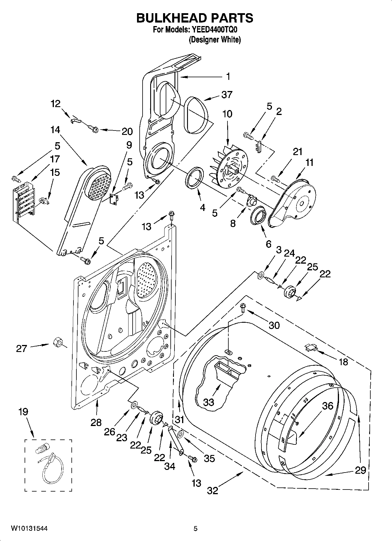 03 - BULKHEAD PARTS, OPTIONAL PARTS (NOT INCLUDED)