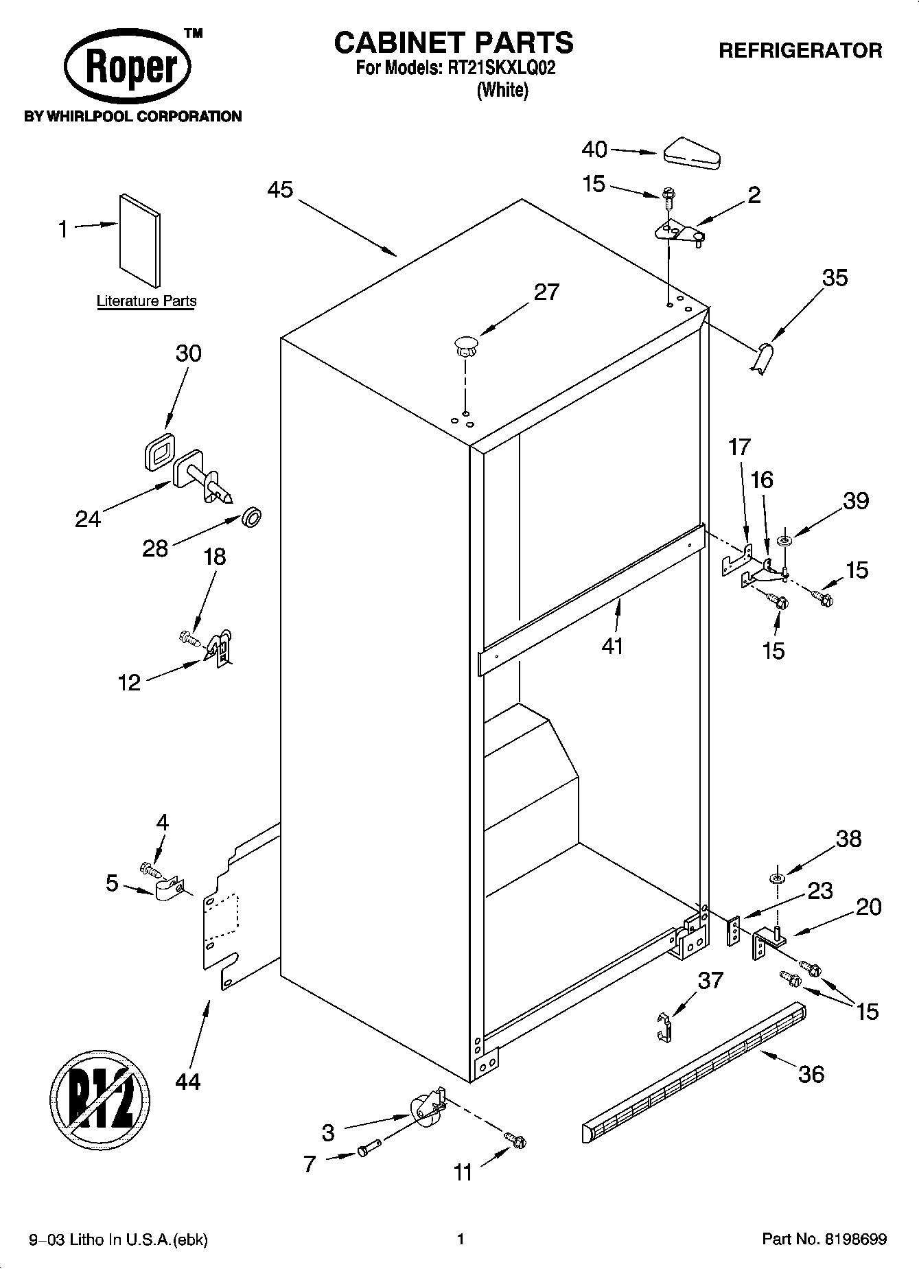01 - CABINET PARTS
