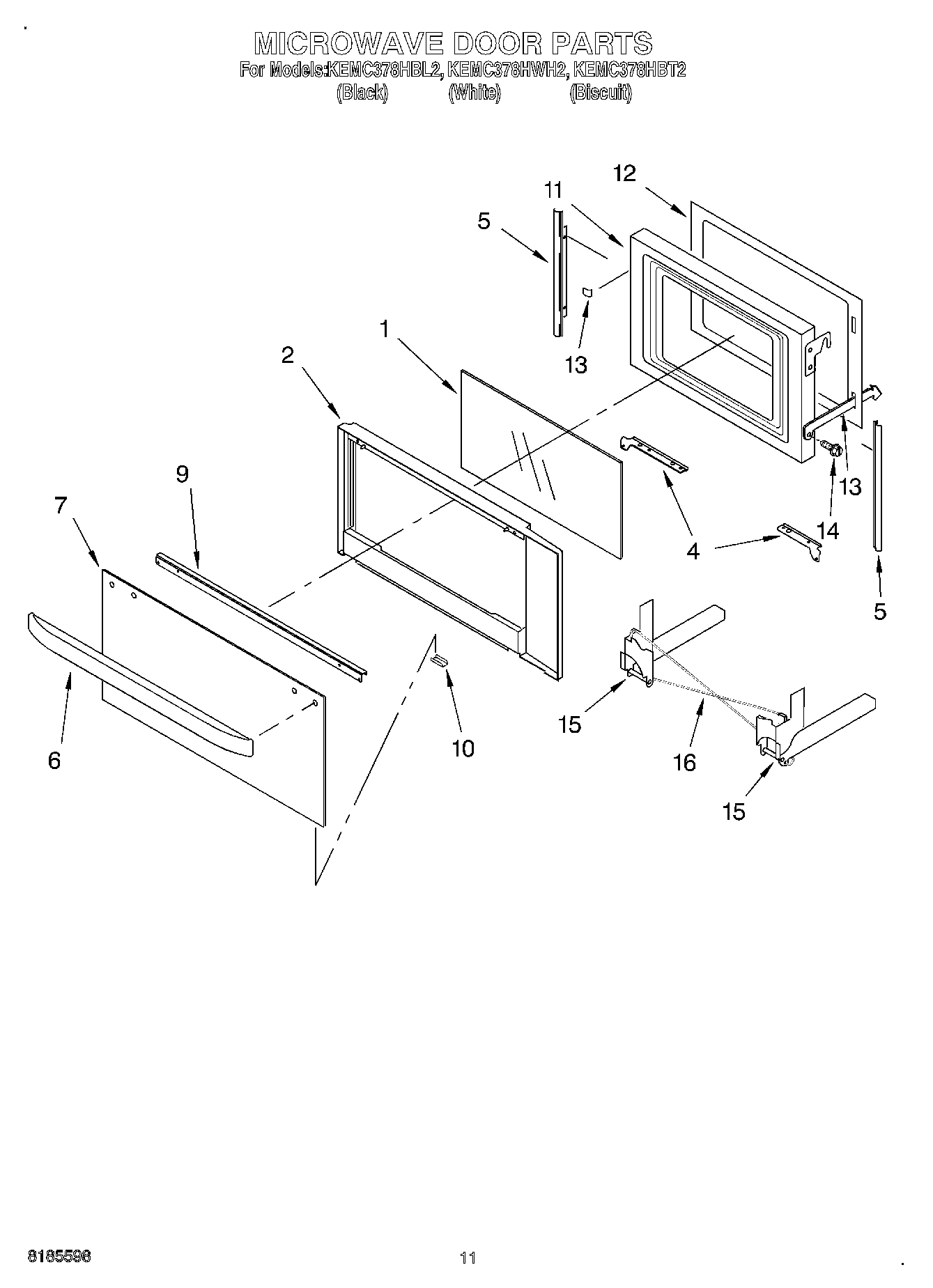 09 - MICROWAVE DOOR, OPTIONAL