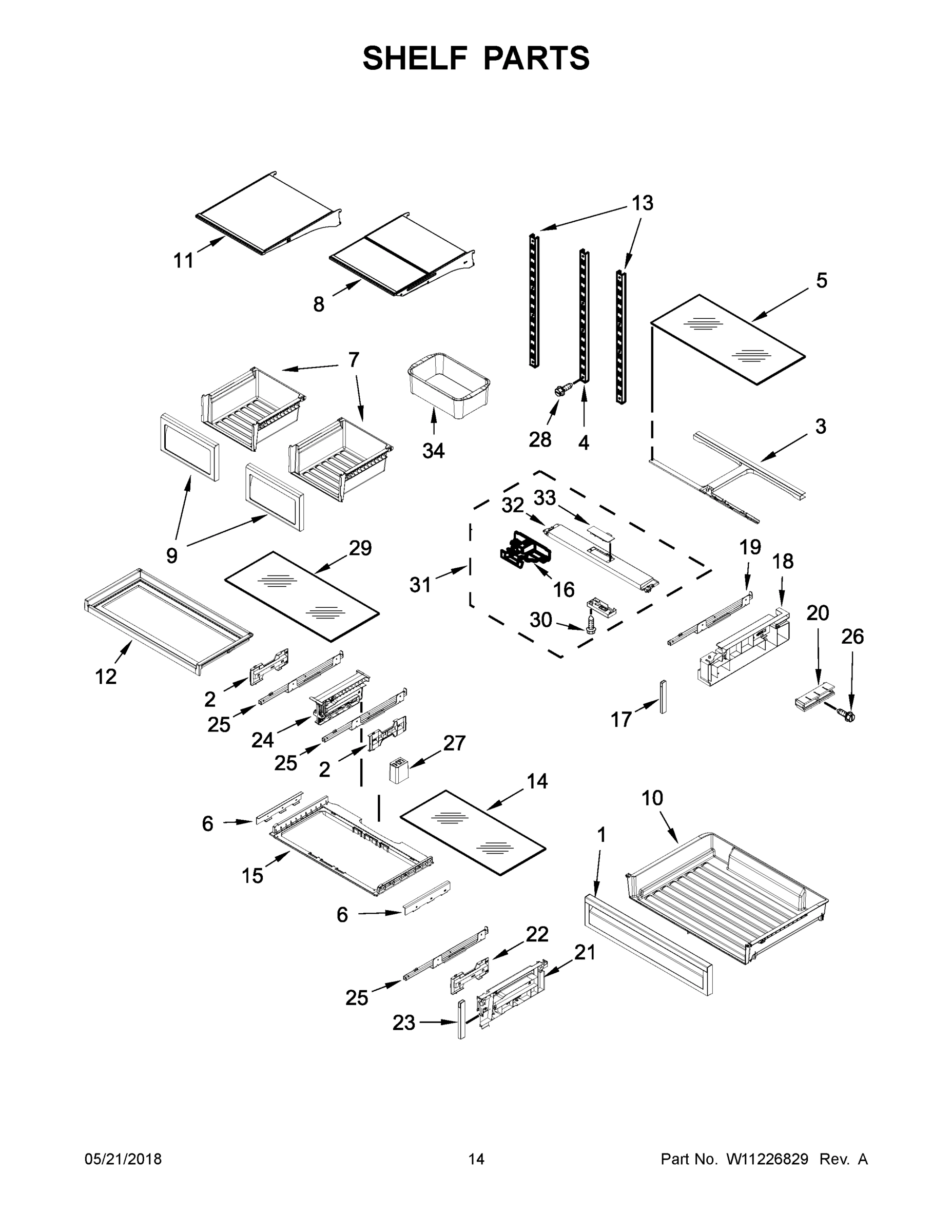 08 - SHELF PARTS