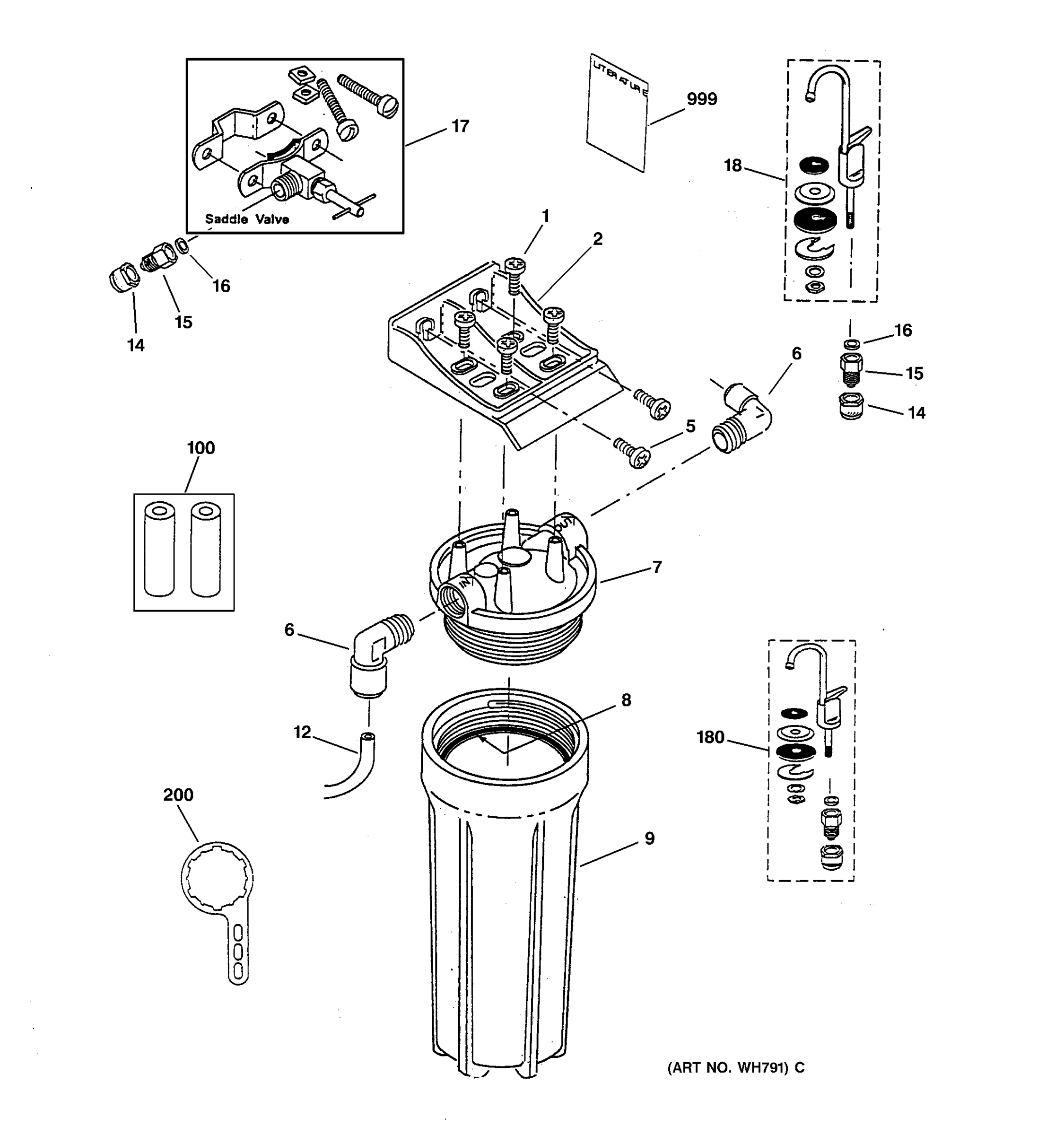 WATER FILTRATION PARTS