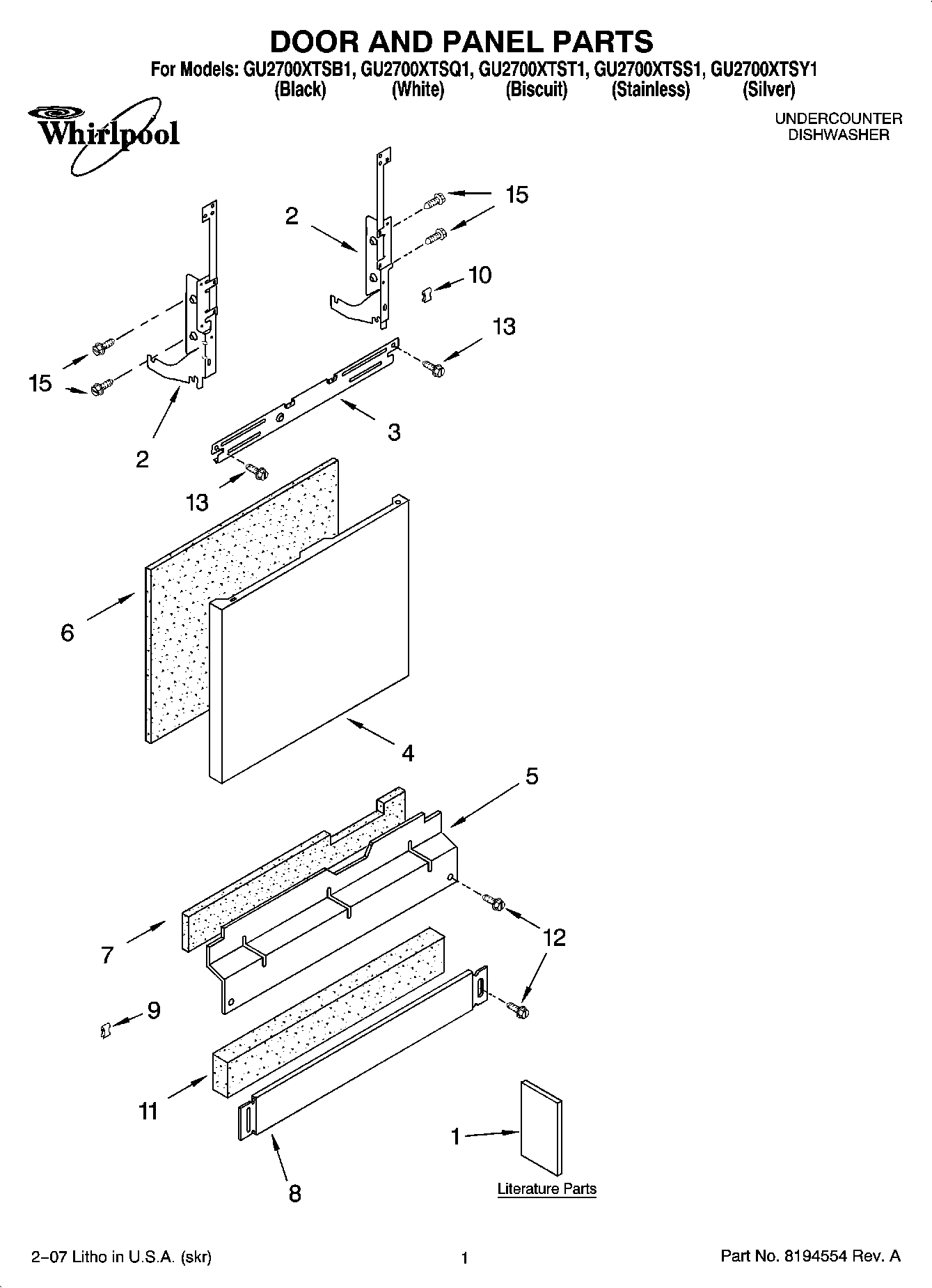 01 - DOOR AND PANEL PARTS