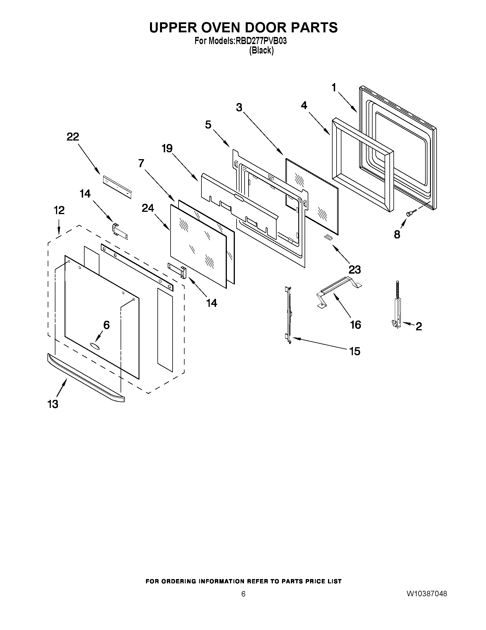 04 - UPPER OVEN DOOR PARTS