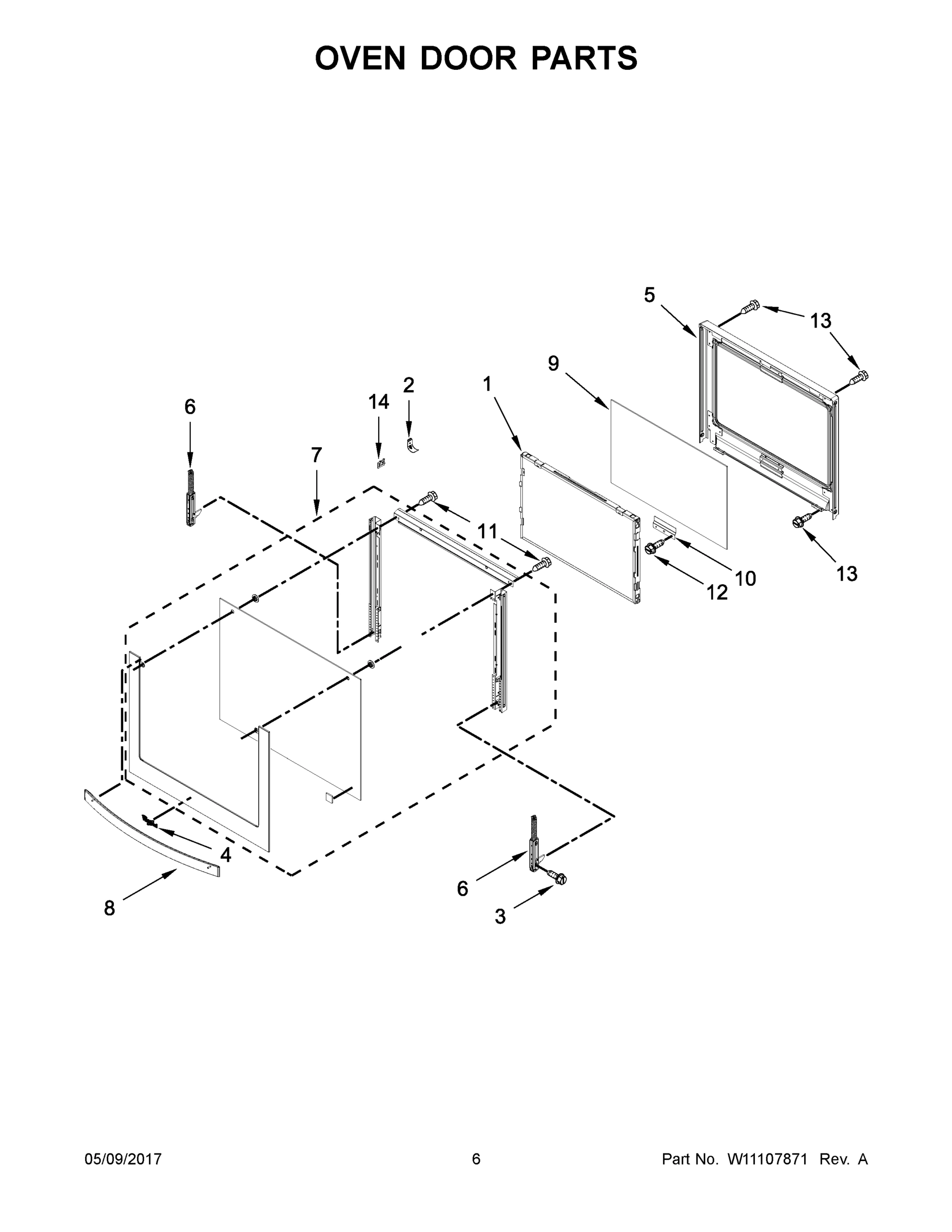 04 - OVEN DOOR PARTS