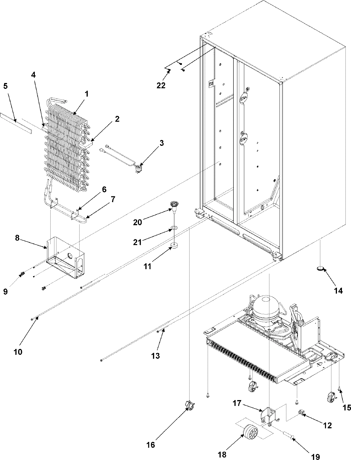 06 - EVAPORATOR ASSY AND ROLLERS