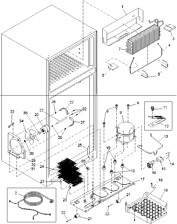03 - Evaporator and Machine Compartment