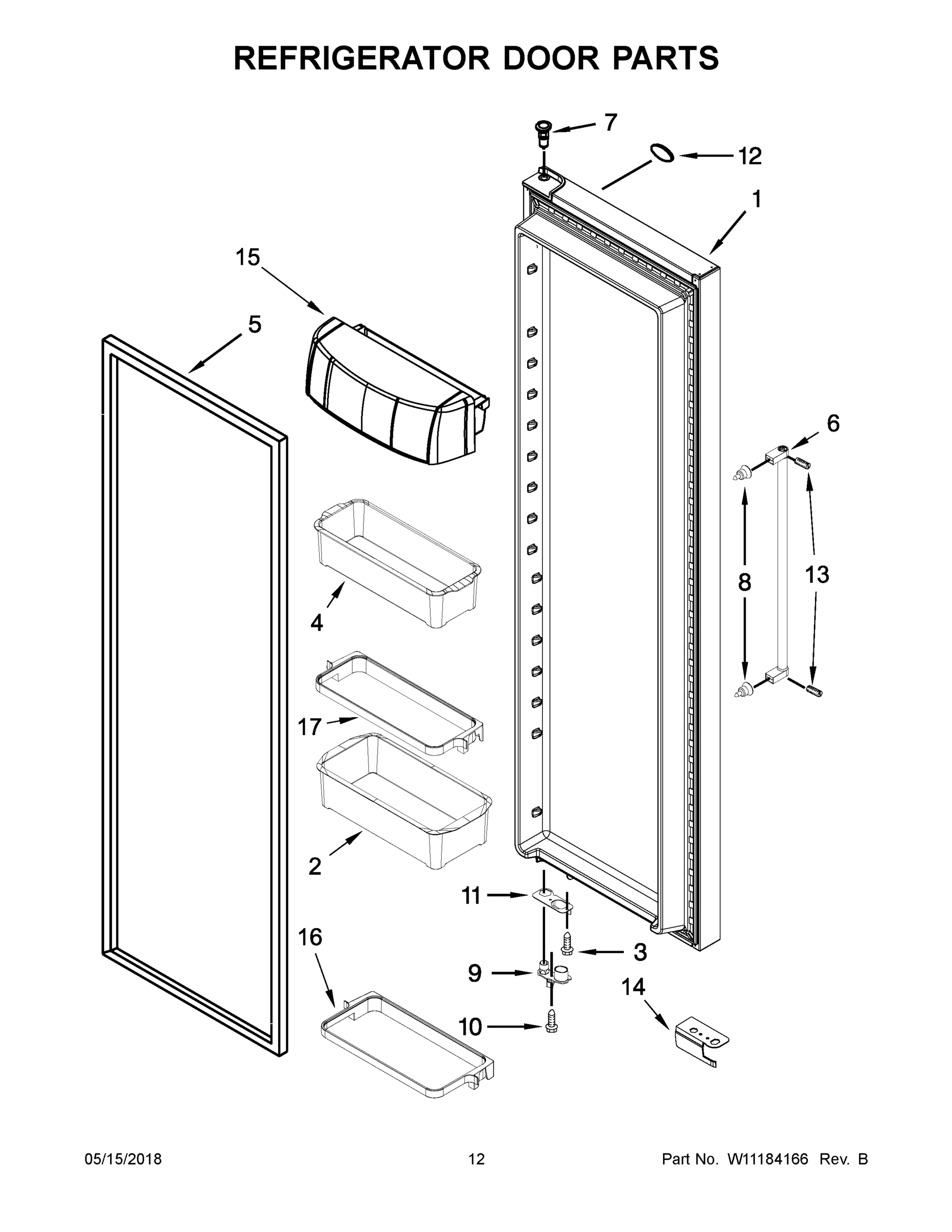 07 - REFRIGERATOR DOOR PARTS