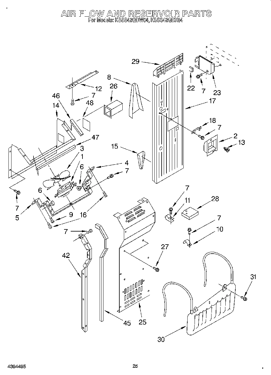16 - AIR FLOW AND RESERVOIR
