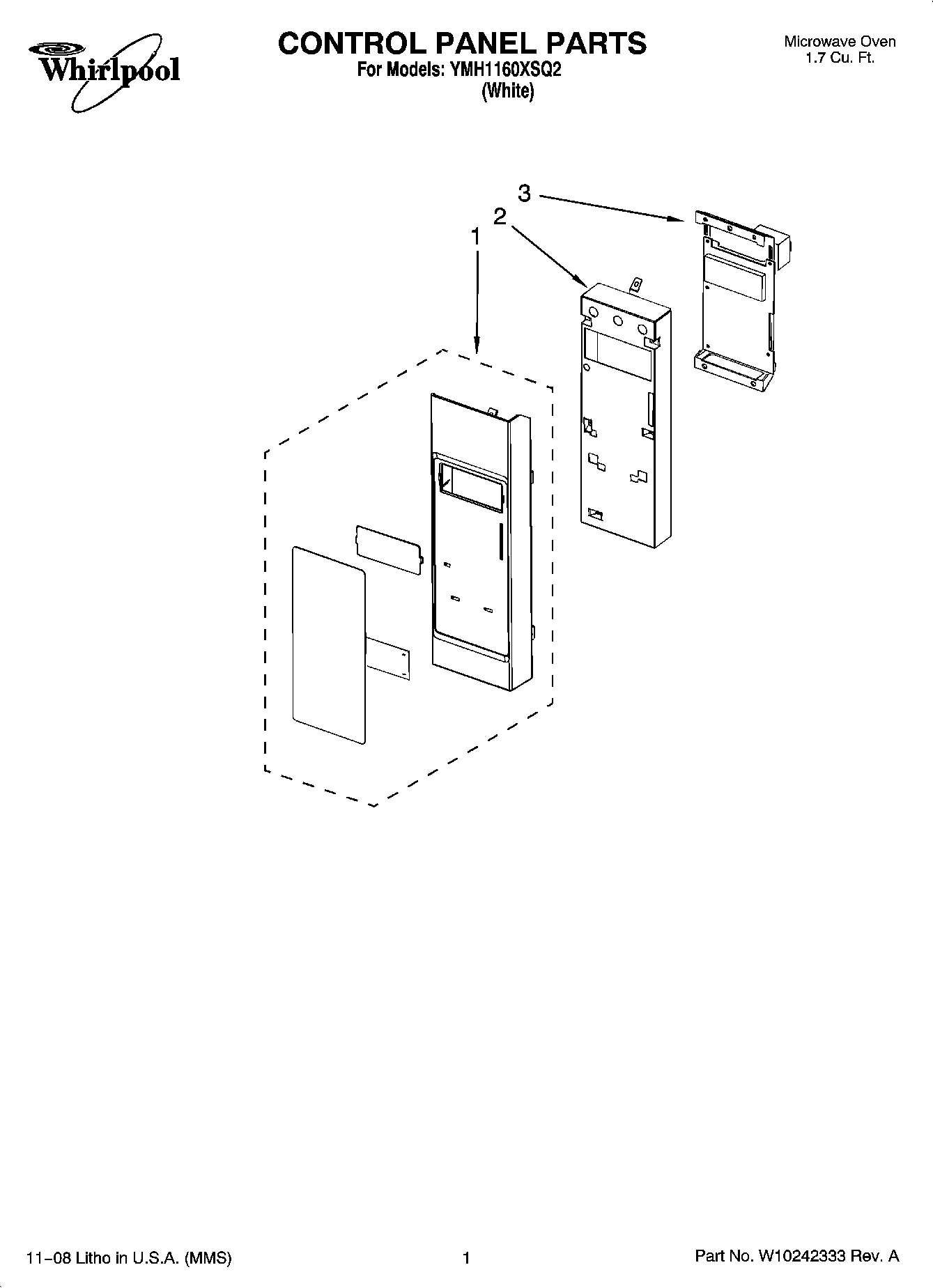 01 - CONTROL PANEL PARTS
