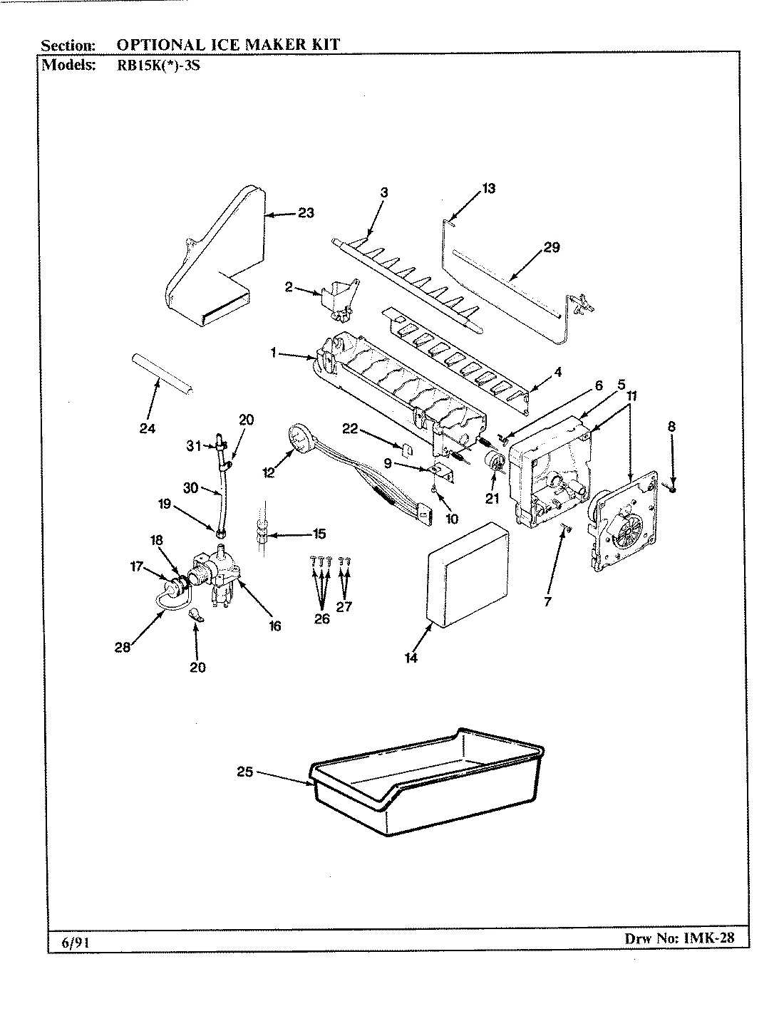 02 - OPTIONAL ICE MAKER KIT