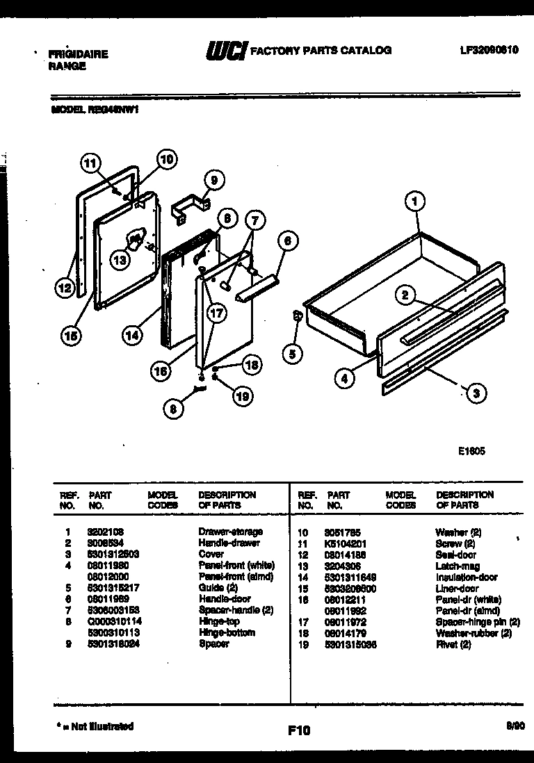 03 - DOOR AND DRAWER PARTS