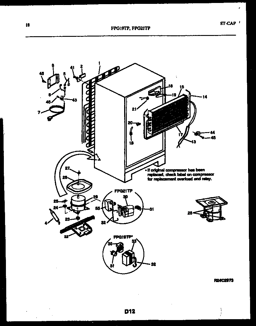 10 - SYSTEM AND AUTOMATIC DEFROST PARTS
