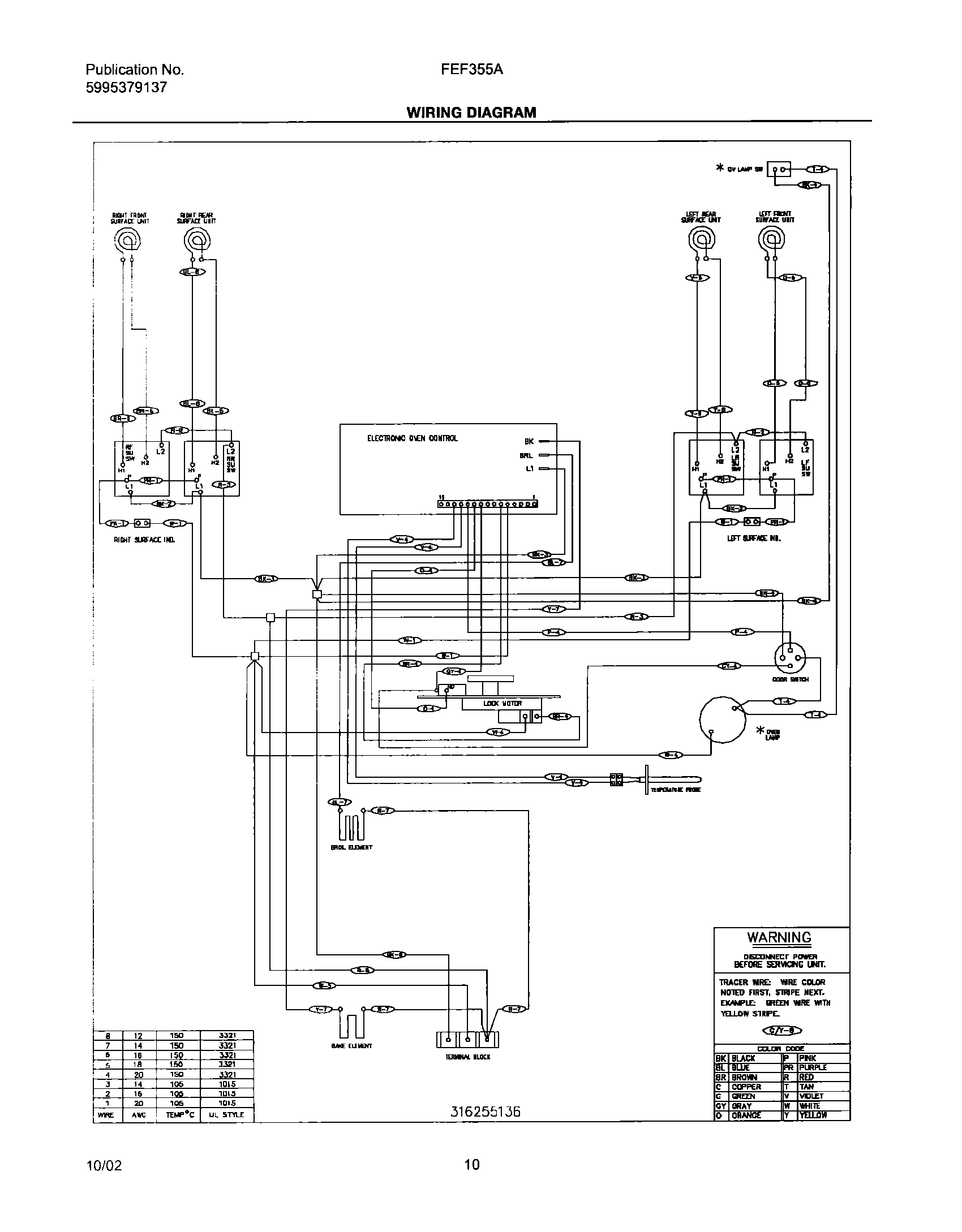 10 - WIRING SCHEMATIC