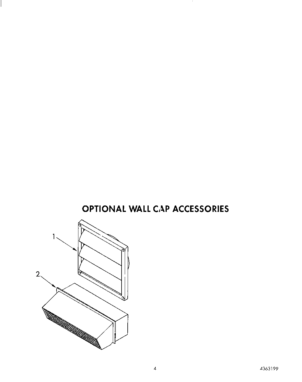 03 - OPTIONAL WALL CAP ACCESSORIES