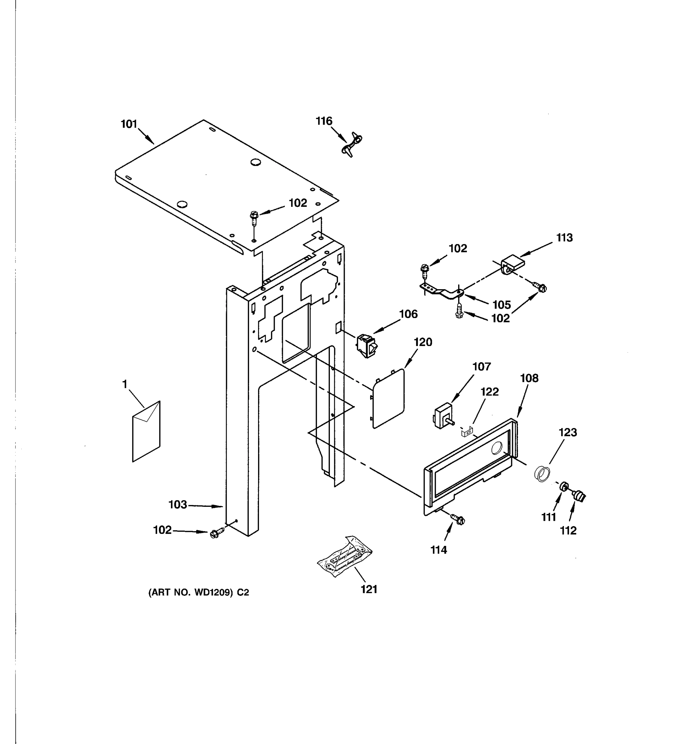 CABINET & CONTROL PARTS