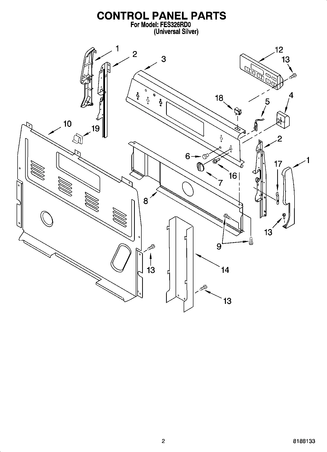 02 - CONTROL PANEL PARTS