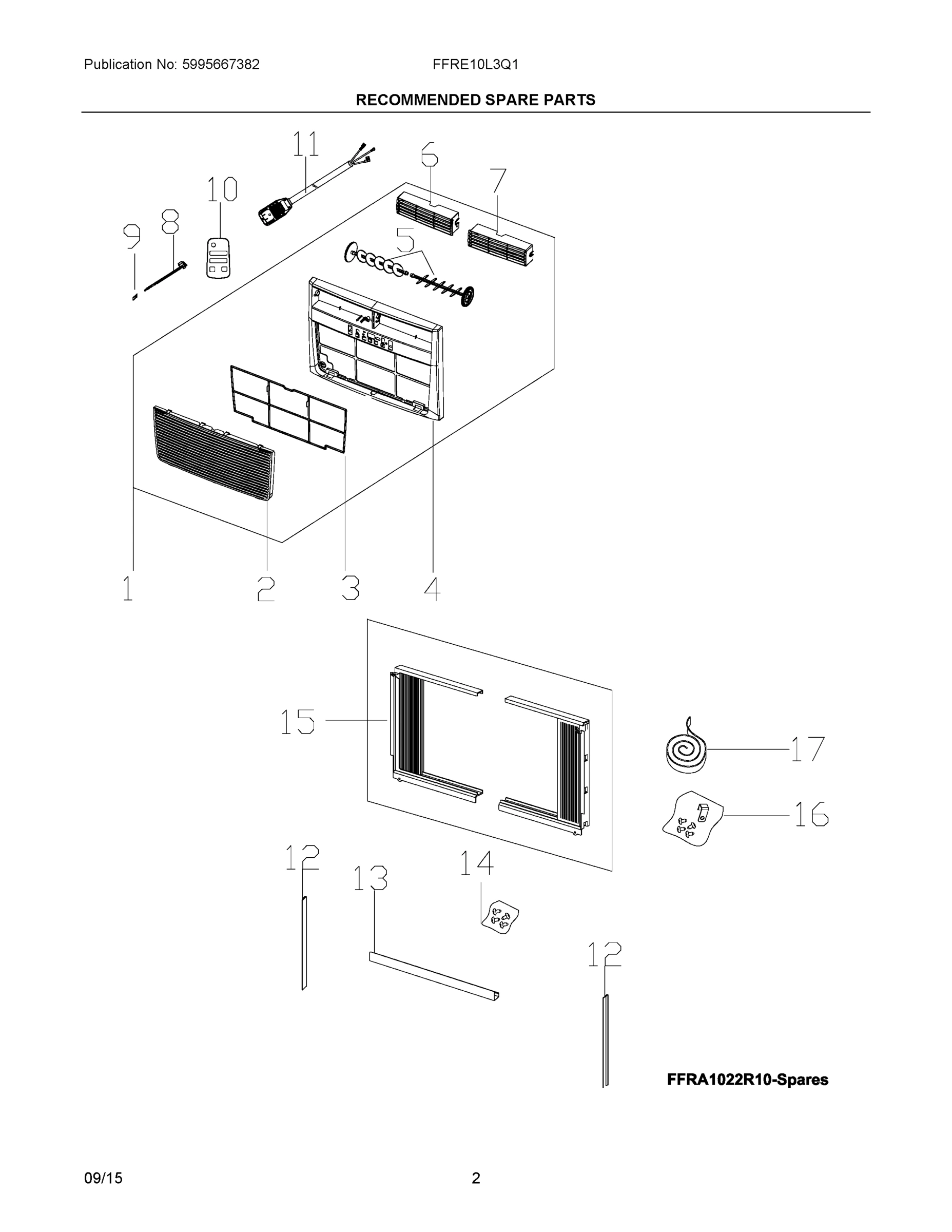 02 - RECOMMENDED SPARE PARTS