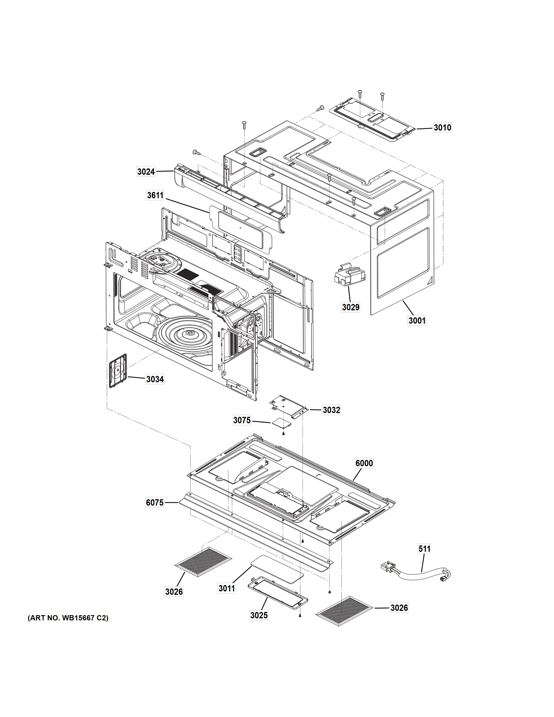 OVEN CAVITY PARTS