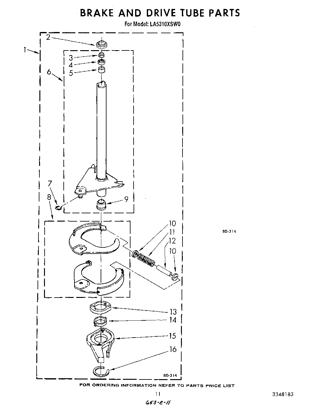 09 - BRAKE AND DRIVE TUBE
