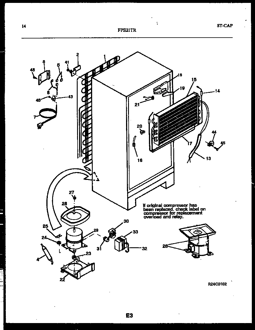 08 - SYSTEM AND AUTOMATIC DEFROST PARTS