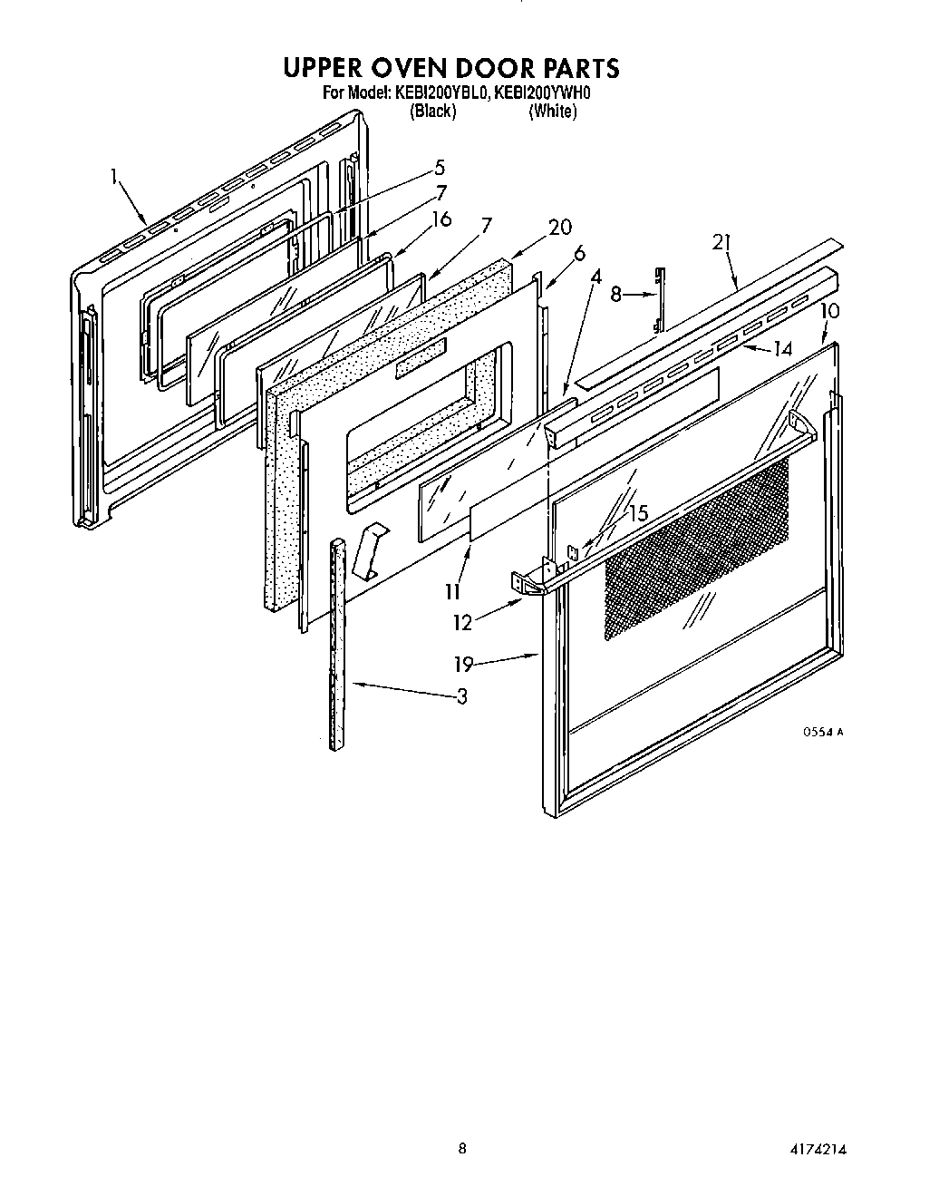 05 - UPPER OVEN DOOR