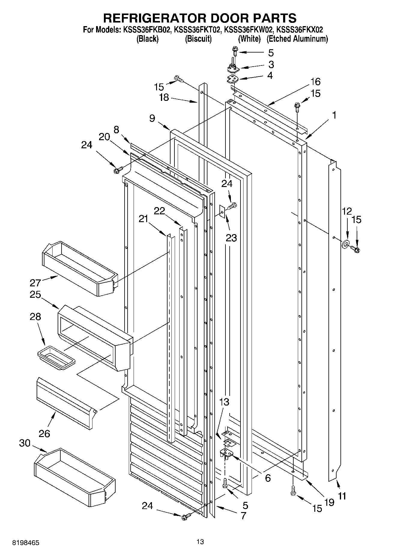 09 - REFRIGERATOR DOOR PARTS