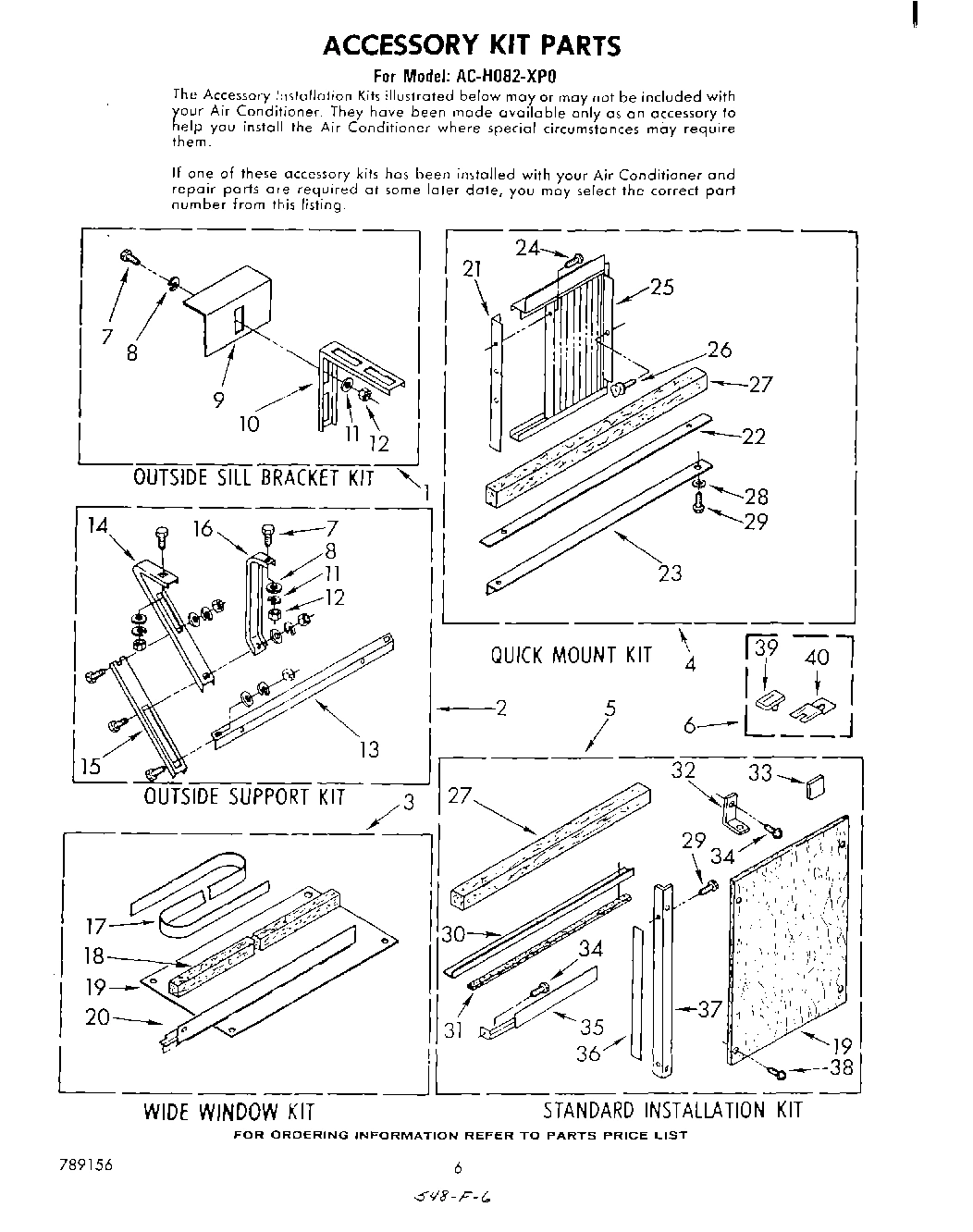 04 - ACCESSORY KITS PARTS