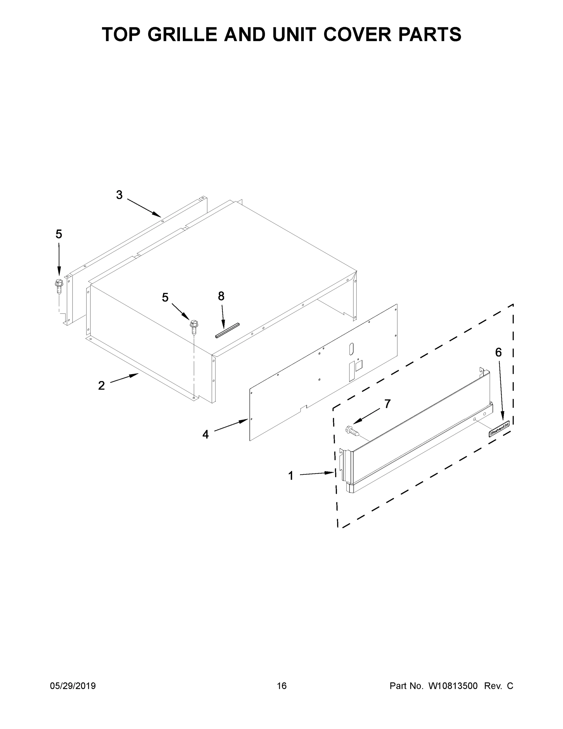 09 - TOP GRILLE AND UNIT COVER PARTS