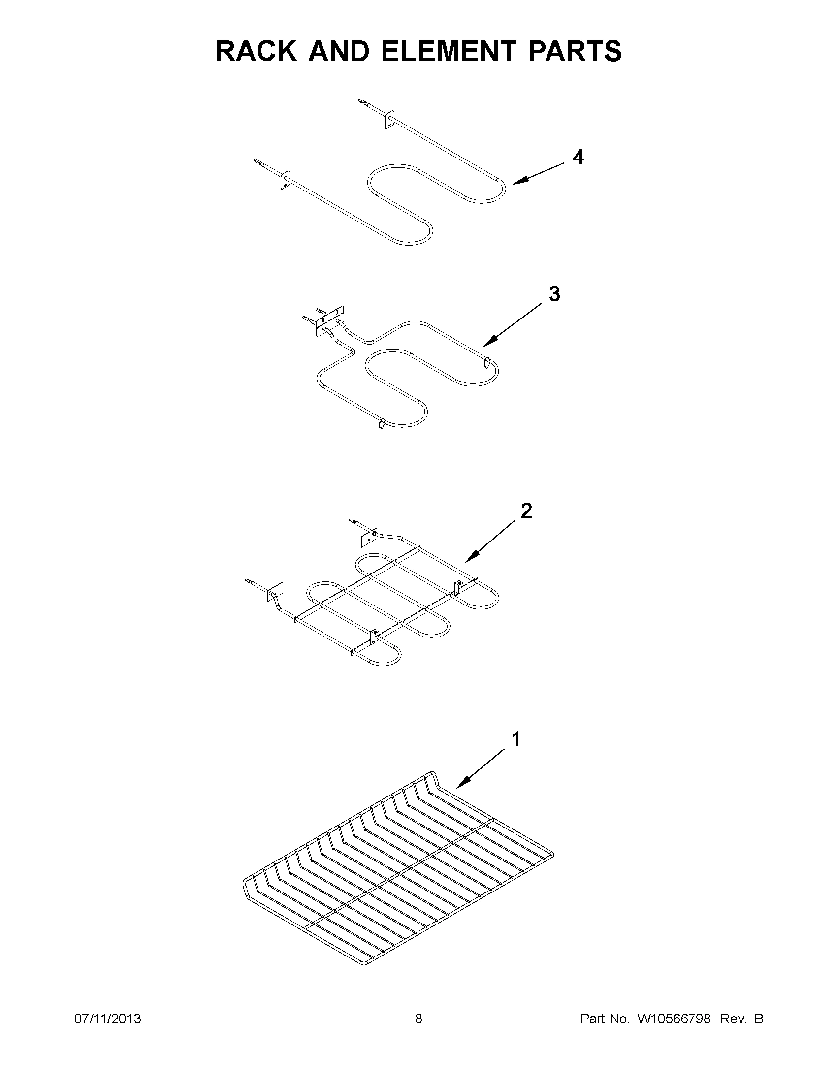04 - RACK AND ELEMENT PARTS