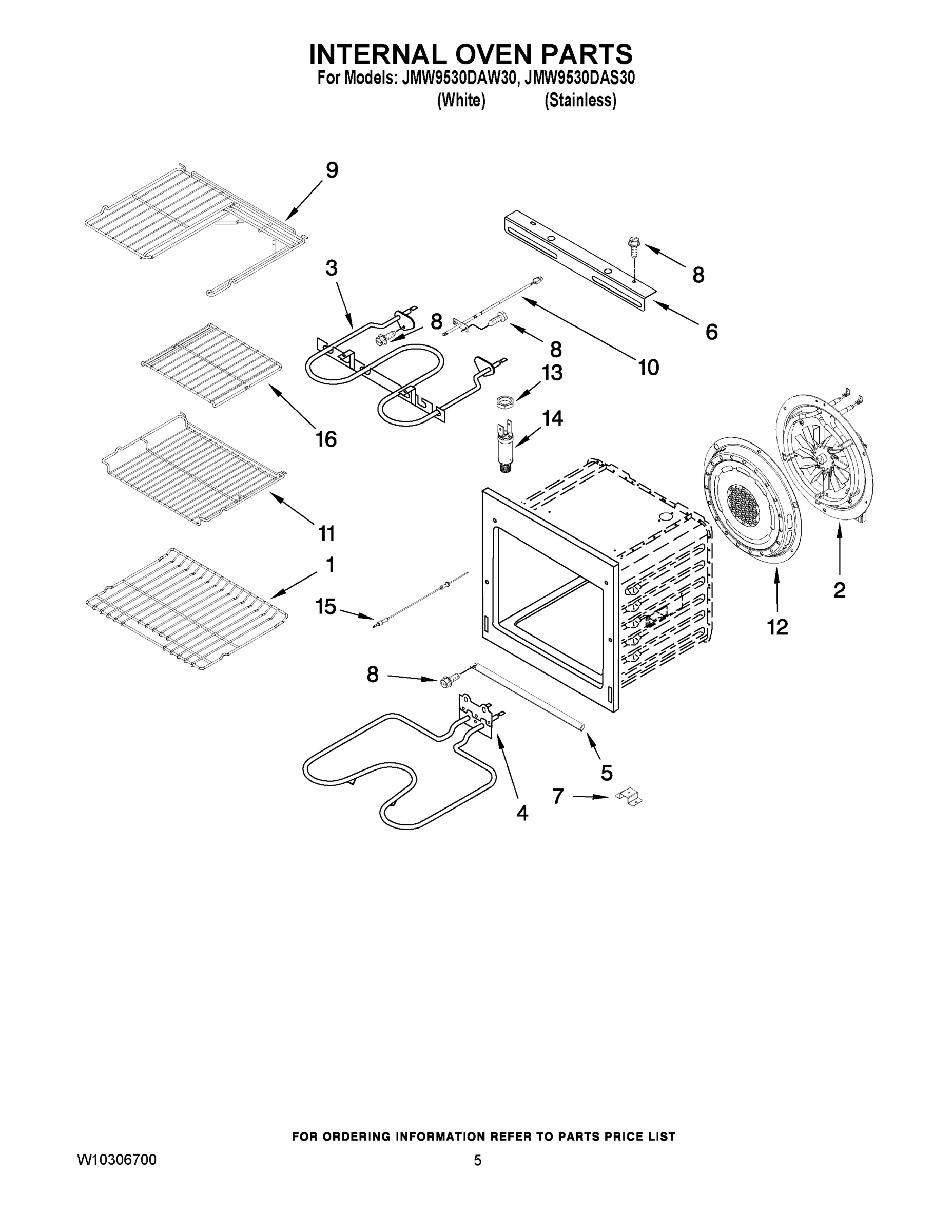 03 - INTERNAL OVEN PARTS