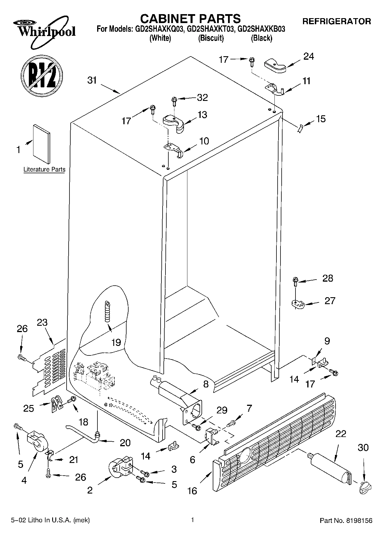 01 - CABINET, LITERATURE