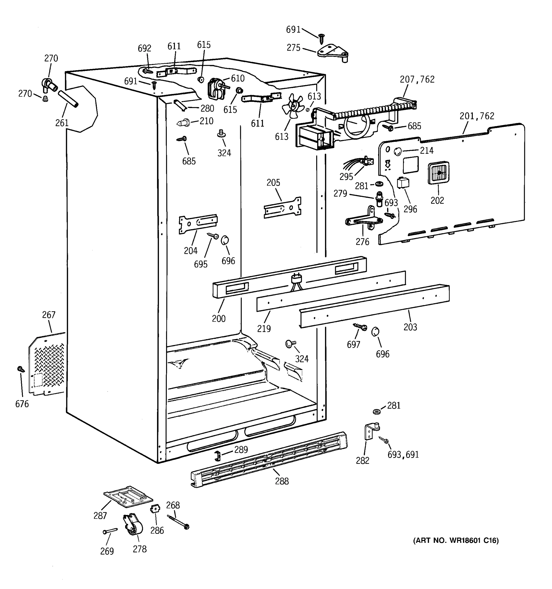 CABINET PARTS