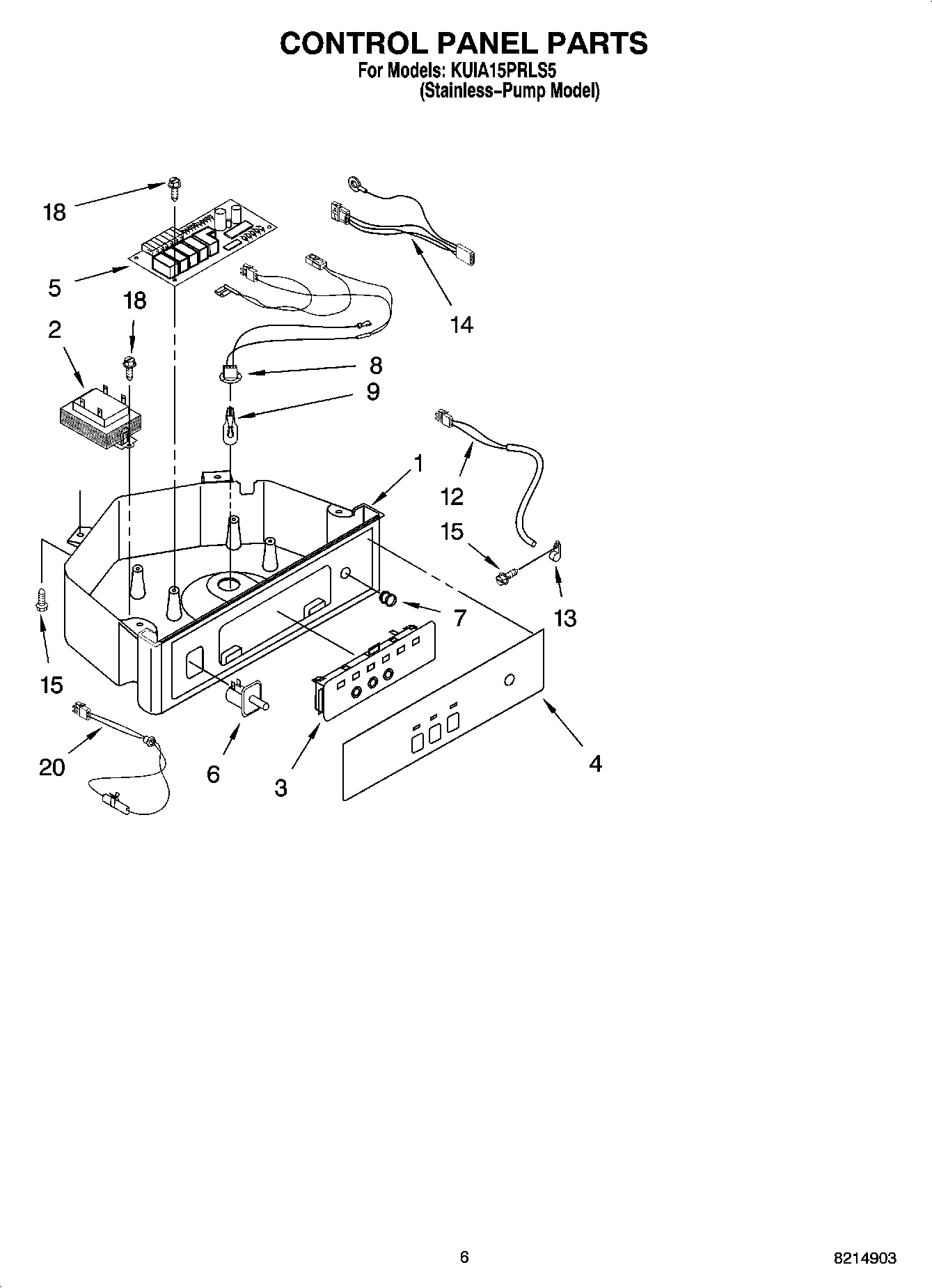 04 - CONTROL PANEL PARTS