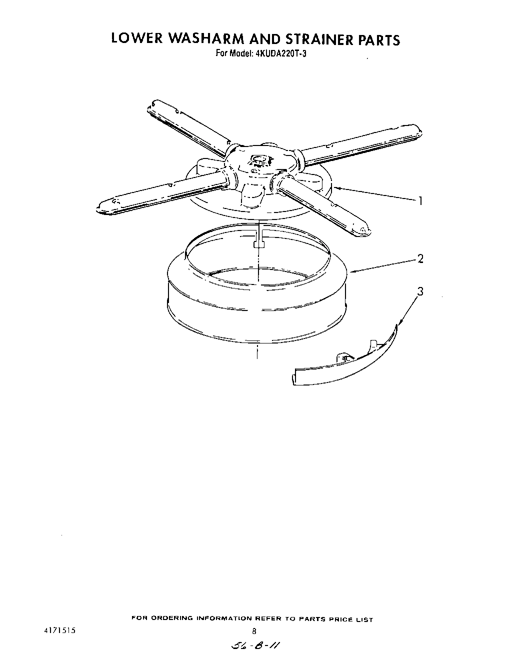 06 - LOWER WASHARM AND STRAINER